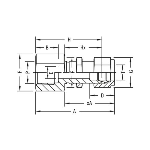 Bulkhead Female Connector Manufacturer and supplier in Dubai UAE