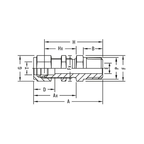 Bulkhead Male Connector Manufacturer and supplier in Dubai UAE