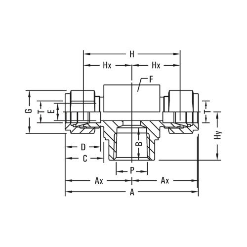 Female Branch Tee Tube Fittings Manufacturer and supplier in Dubai UAE
