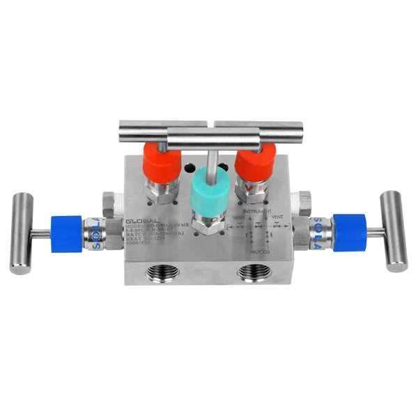 Five Valve Manifold Remote Mount (Pipe x Pipe)