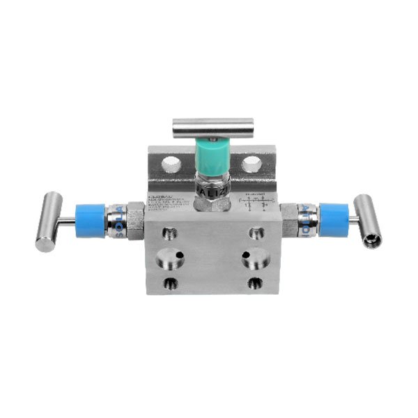 Three Valve Manifold Direct Mount H Type (Flange x Flange)