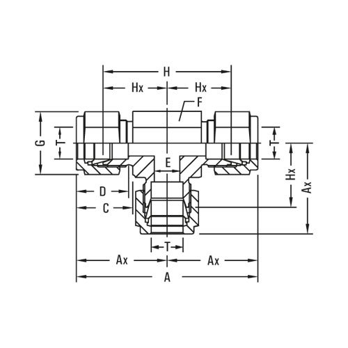 Union Tee Tube Fittings Manufacturer and supplier in Dubai UAE